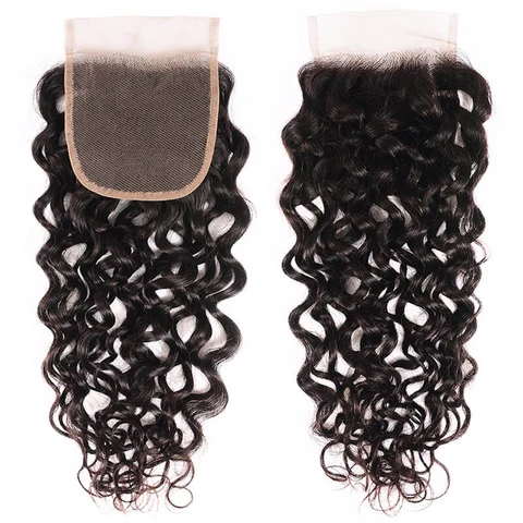 Amanda Hair Water Wave 4 4 Lace Closure 100% official product photo