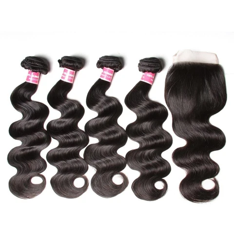Klaiyi Hair 8A Virgin Malaysian Body Wave 4 Bundles 4 official product photo