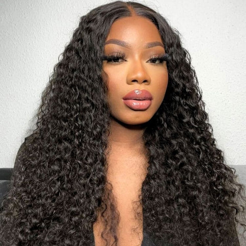 Luvme Hair Deep Wave 4X4 Closure Lace Glueless Mid Long official product photo