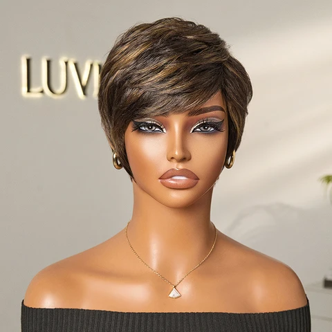 Luvme Hair Mature Boss Glueless Throw Go Short Pixie Cut official product photo