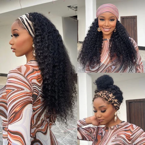 Luvme Hair Throw Go Natural Black Deep Wave No Lace official product photo