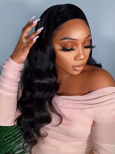 Wavymy Hair Body Wave Headband Wig 100% Virgin Human official product photo