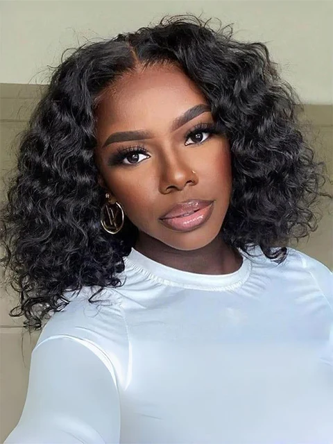 Wavymy Hair Deep Wave Bob Wigs 4X4 Lace Closure official product photo